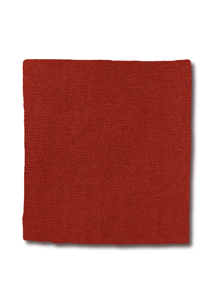 Хлопок красный терракот, ткань для одежды ручной работы